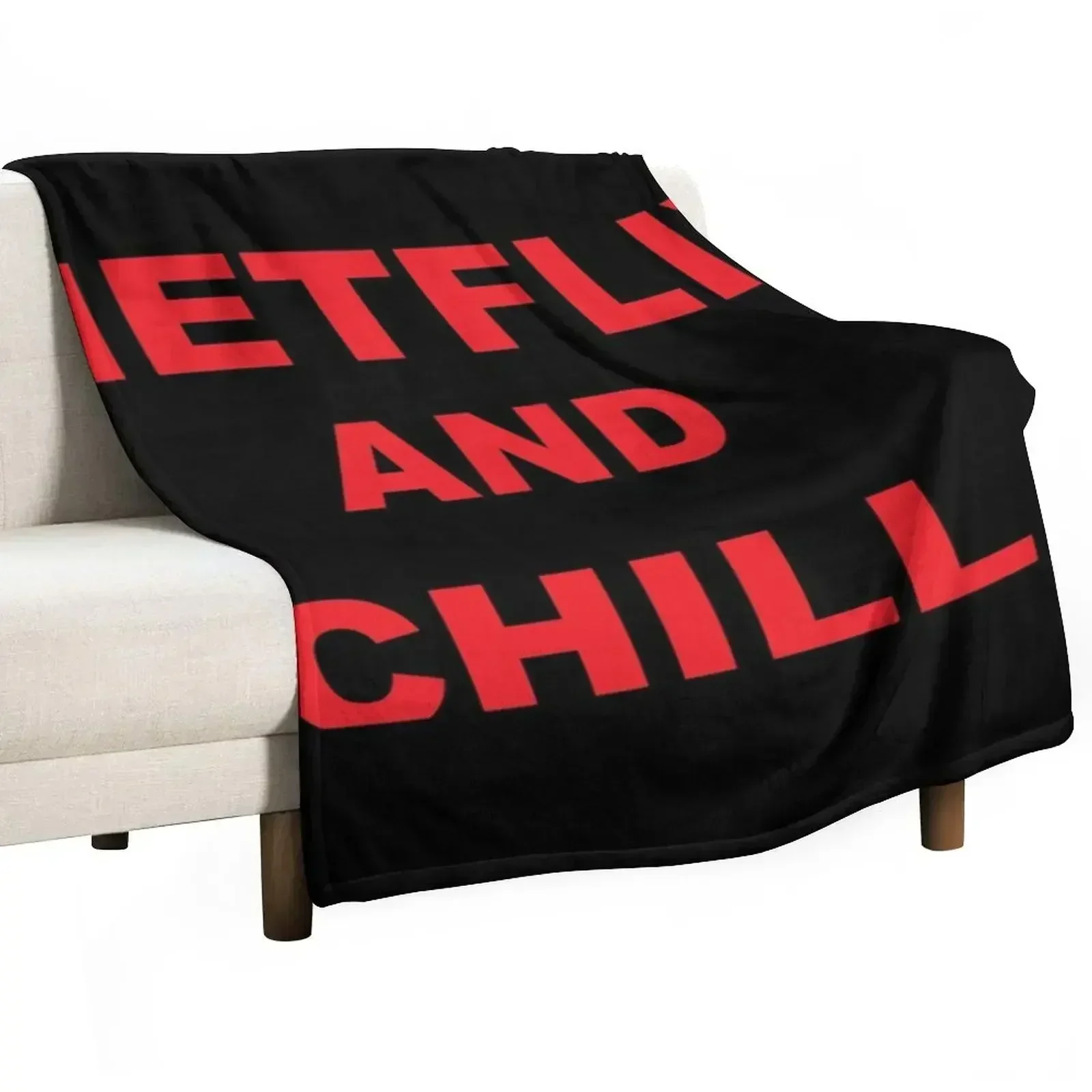 Home Decor Netflix - Плед NETFLIX AND CHILL, декоративное пушистое