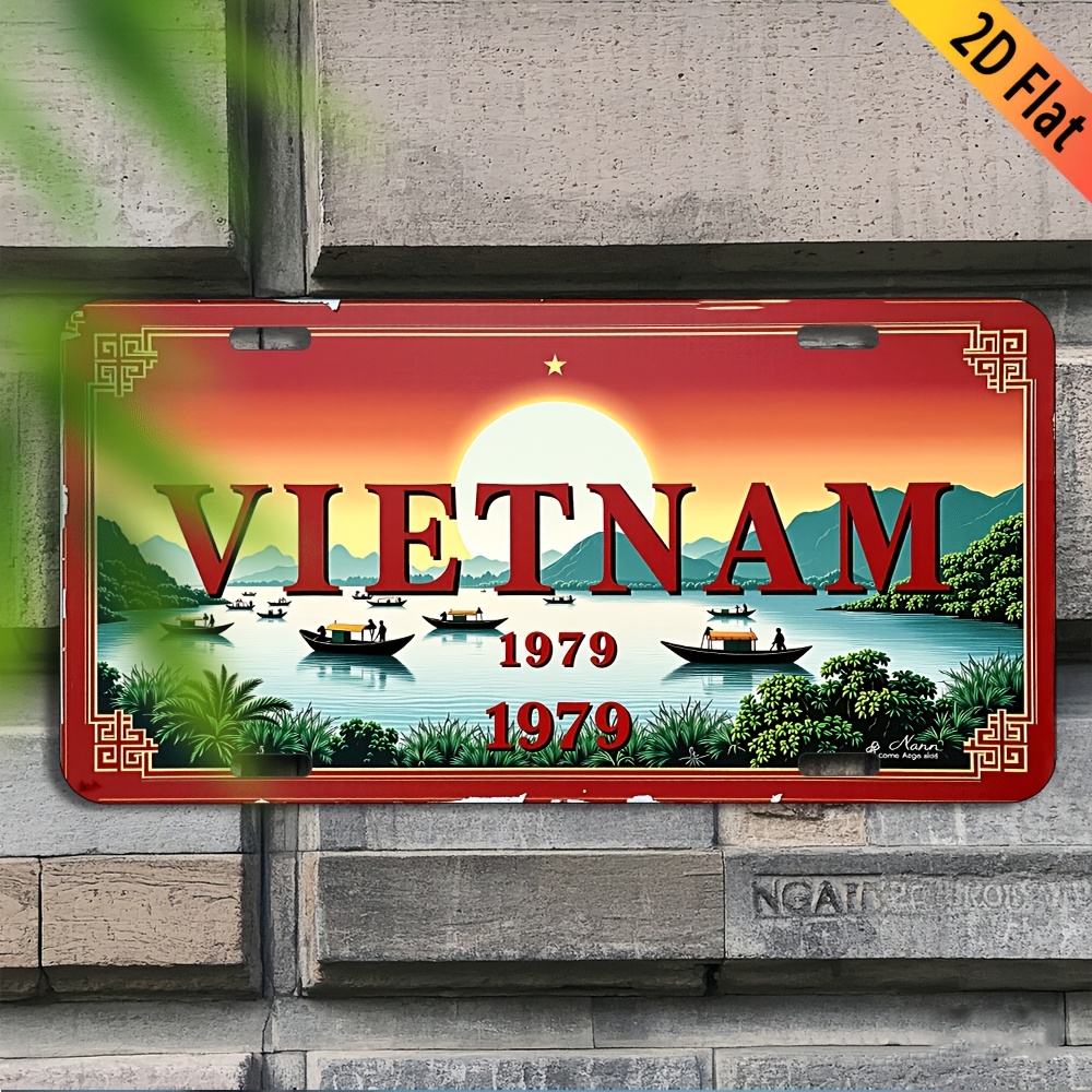 Вьетнам 1979: Ретро-табличка и – обзор и цена Home Decor Vietnam