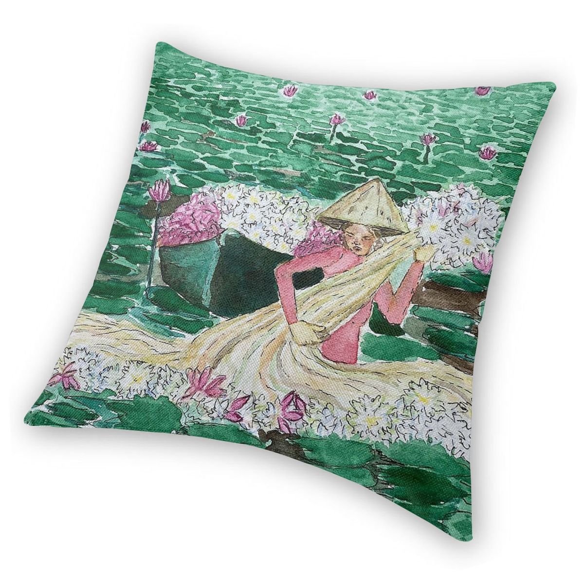 Квадратная наволочка Lady Harv – обзор и цена Home Decor Vietnam