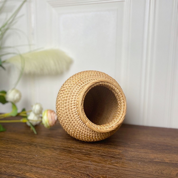 Вьетнамская плетеная ваза из р – обзор и цена Home Decor Vietnam