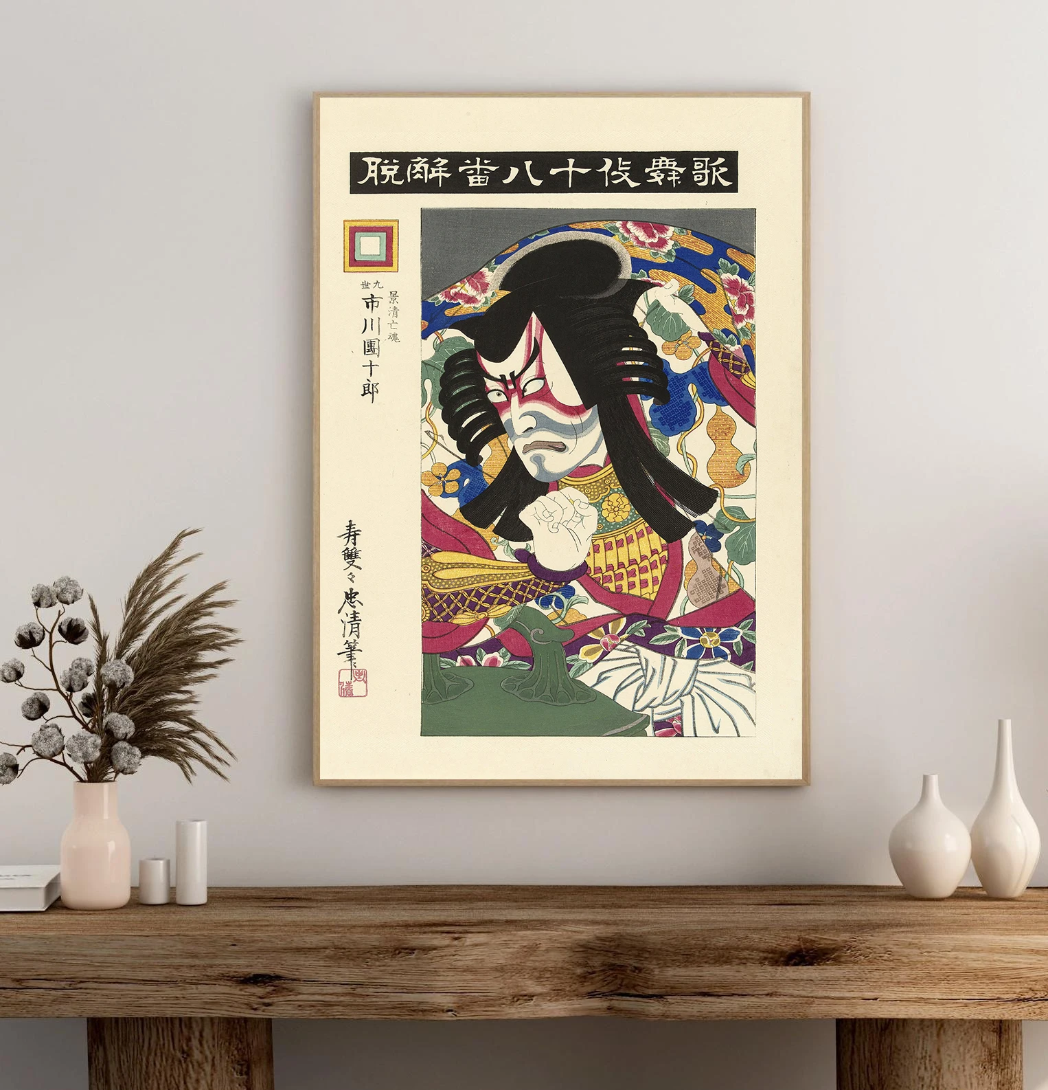 Картина на холсте в стиле ретр – обзор и цена Home Decor Japandi