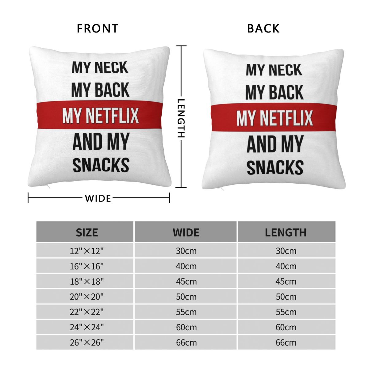 My Neck My Back My Netflix My  – обзор и цена Home Decor Netflix