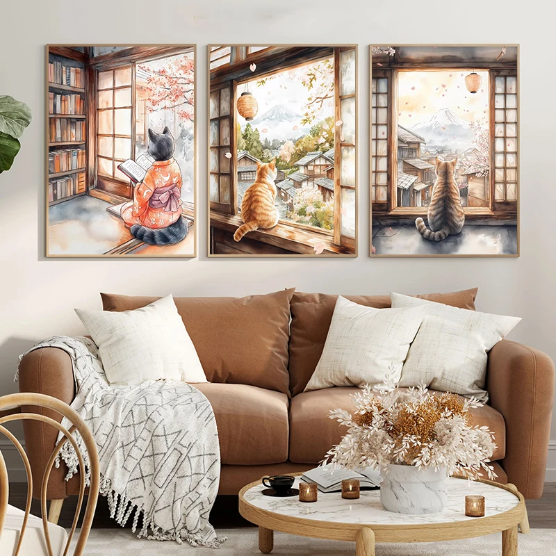 Японский Черный Кот Купающая Л – обзор и цена Home Decor Japandi