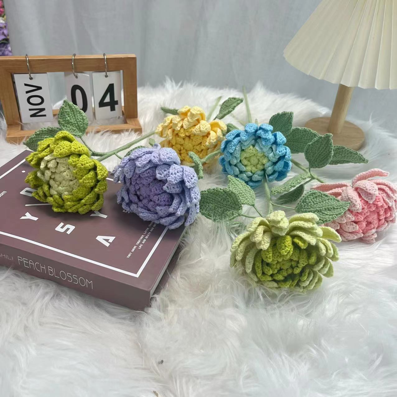 Готовая продукция Dahlia, буке – обзор и цена Yarn Home Decor