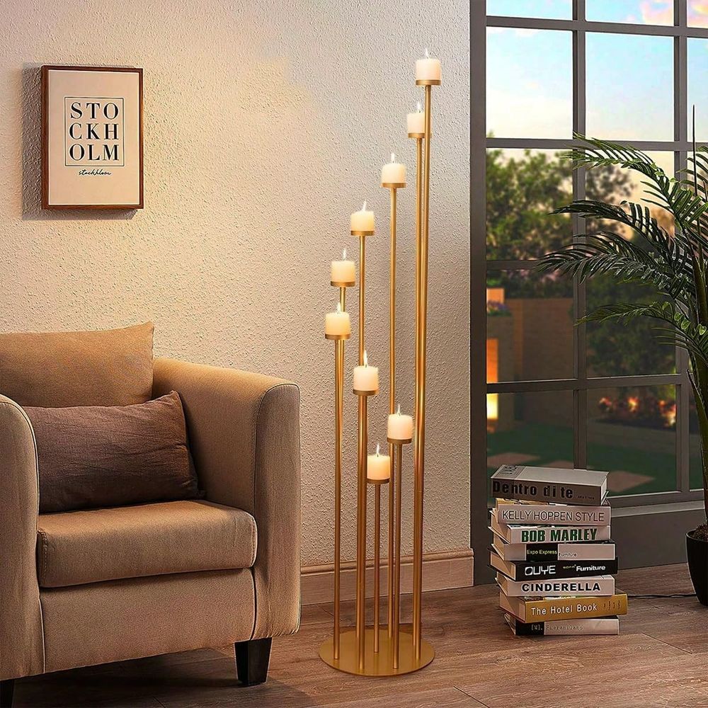 2 шт. 9-рожковые канделябры, в – обзор и цена Flooring Home Decor