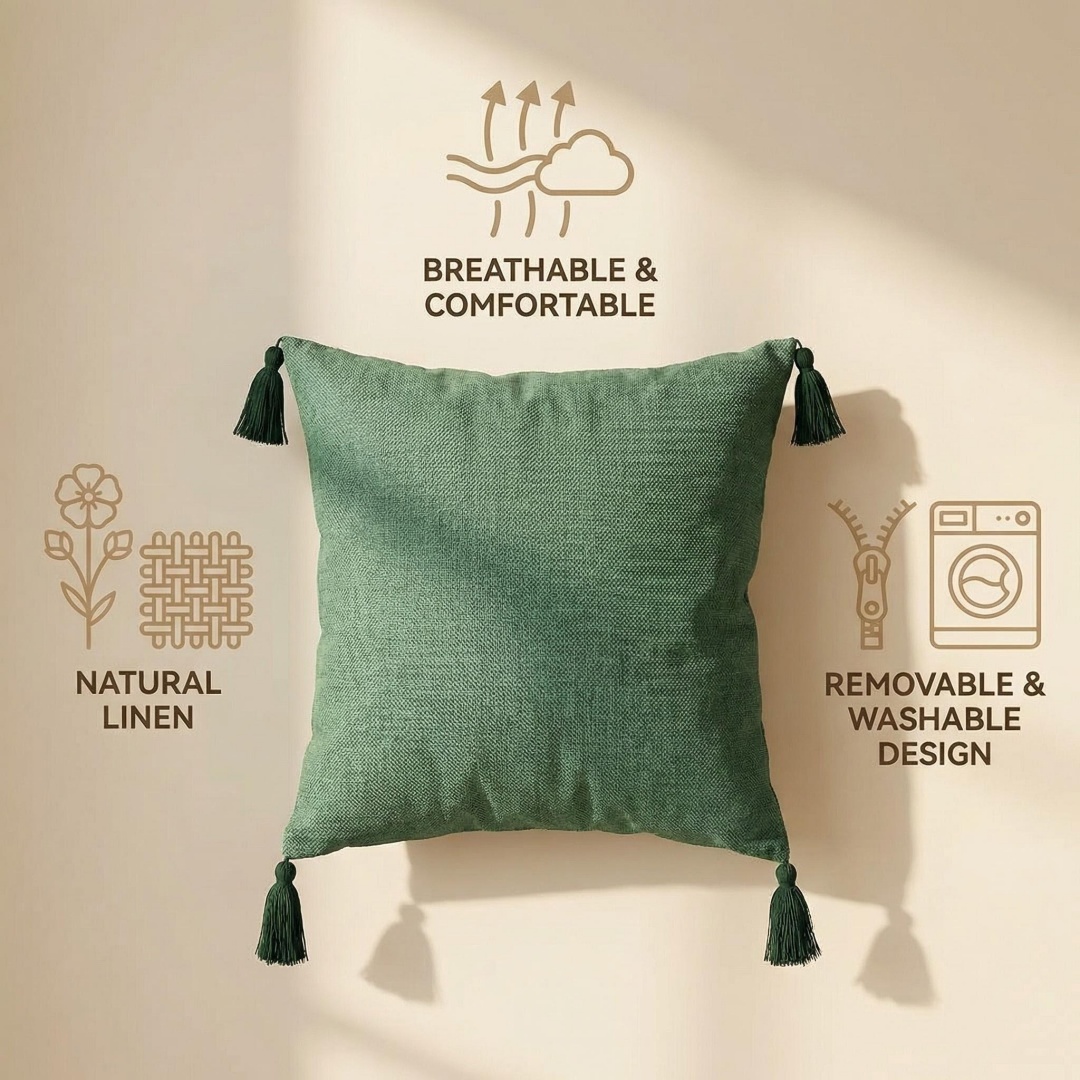 Декоративная подушка в скандин – обзор и цена Yarn Home Decor