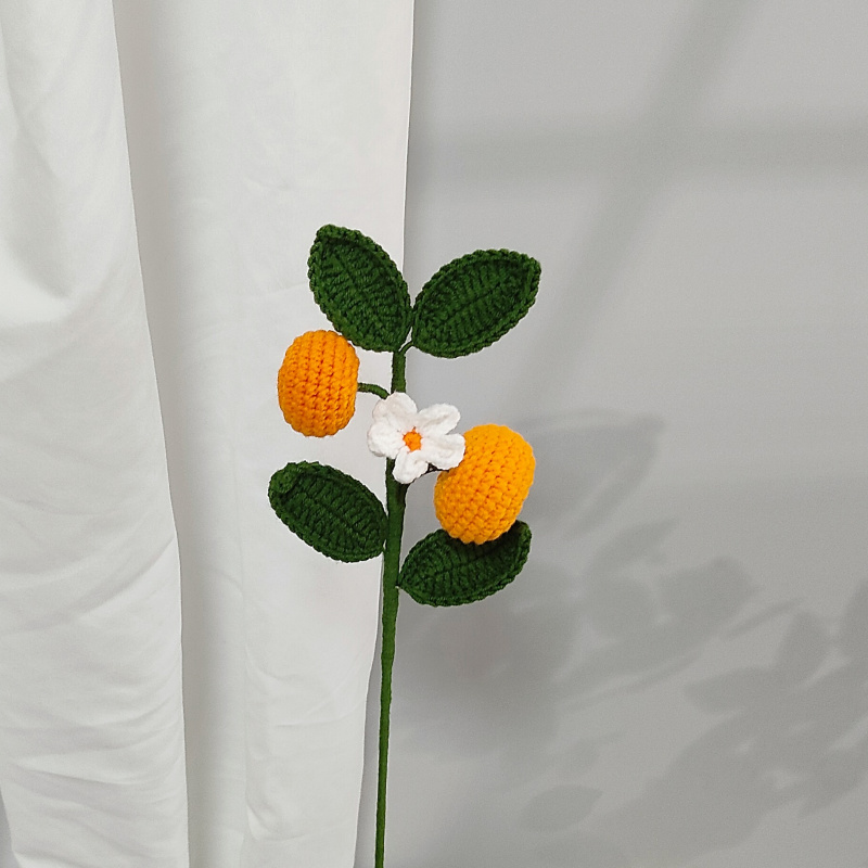 Готовый букет ручной работы с  – обзор и цена Yarn Home Decor