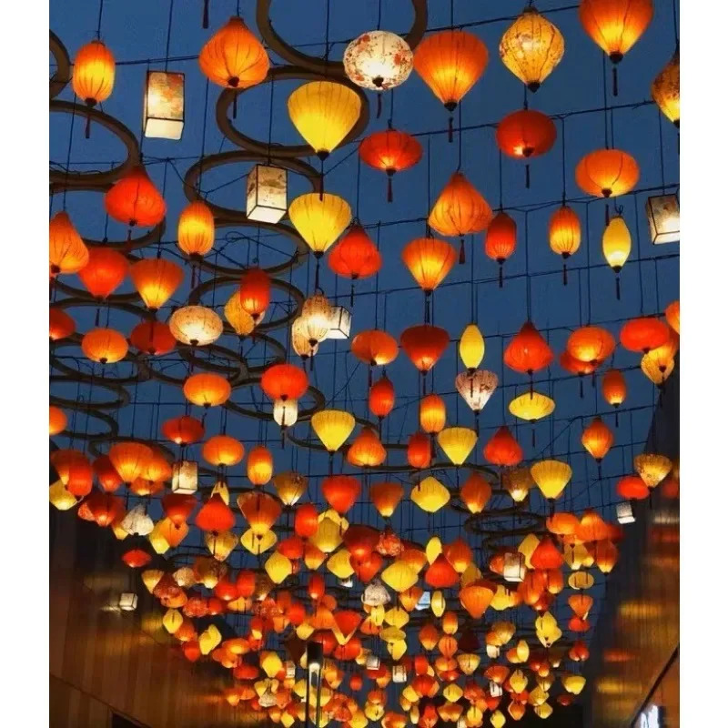 Винтажные шелковые фонарики 12 – обзор и цена Home Decor Vietnam