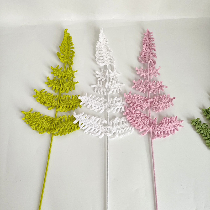 Букет цветов с папоротными лис – обзор и цена Yarn Home Decor