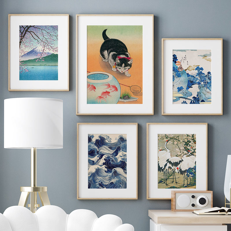 Японский Katsushika Hokusai хо – обзор и цена Home Decor Japandi